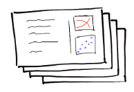 Cartoon of presentation slides